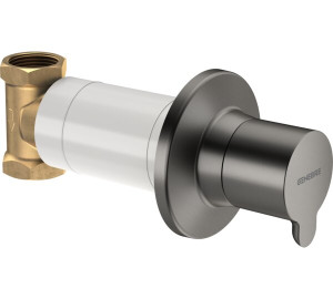 Llave de paso 3/4" Acero Cepillado